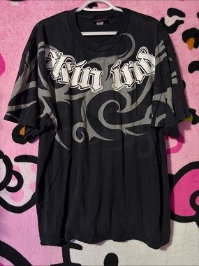 Skin Industries Black Graphic Tee